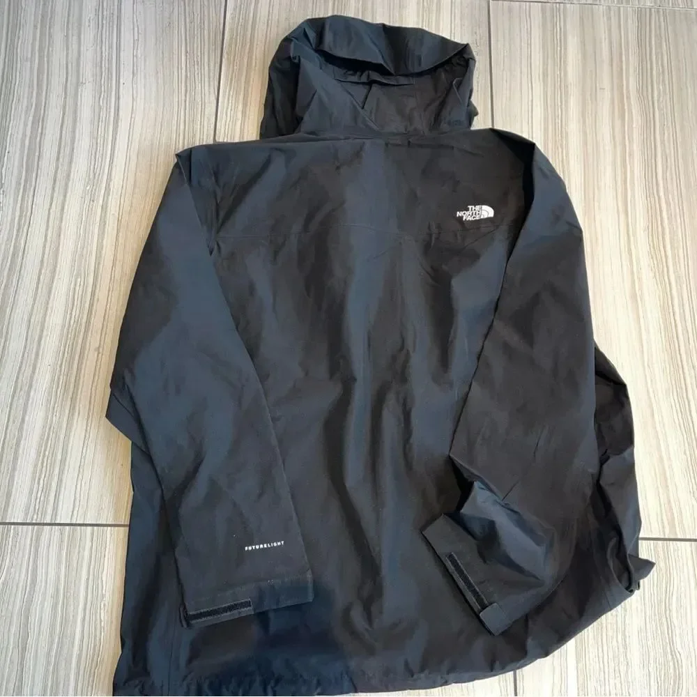 North Face Dryzzle FUTURELIGHT Waterproof Rain Hooded Sealed Seams Jacket Parka
